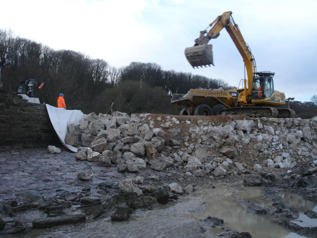 Mostyn Sea Wall Repairs | Wrekin